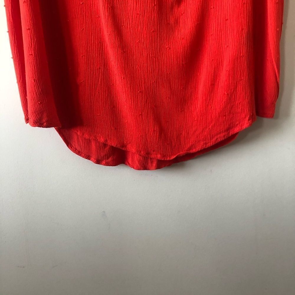 TORRID-HARPER - BLOOD ORANGE SWISS DOT TUNIC - Picture 7 of 10